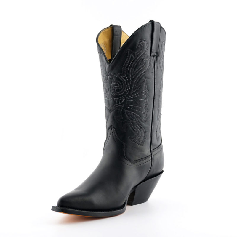 black mexican boots for men